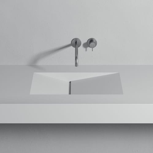嵌入式台盆 - D_TAGLIO - Rexa Design - Corian®可丽耐 / 带台面 / 长方形