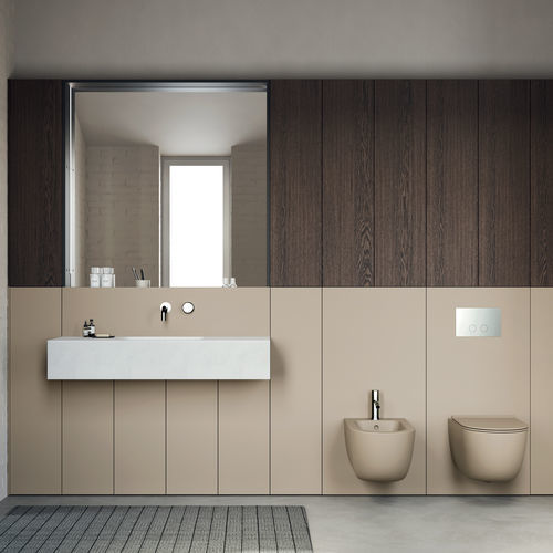 现代风格浴室 - VISION EVOKE - Rexa Design - 陶瓷 / 栎木 / Corian®可丽耐