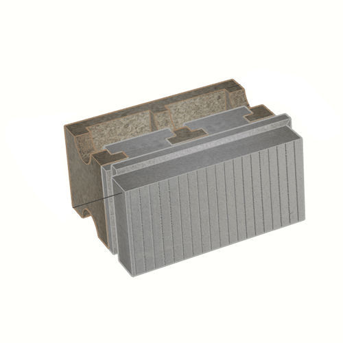 聚苯乙烯模板块 - B-HI40/12+24	 - FIXOLITE - 墙面 / 用于地面 / 绝缘材料