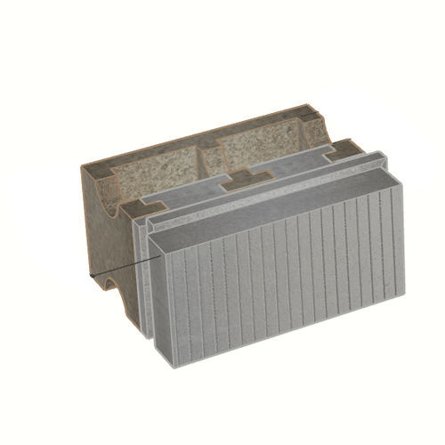 聚苯乙烯模板块 - B-HI40/14+22 - FIXOLITE - 墙面 / 用于地面 / 绝缘材料