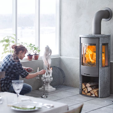 木材采暖炉 - 556T STYLE - Contura - 0 - 5 kW / 7 kW / 现代风格