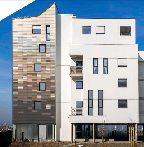 立面板 - RESIDENTIAL AREA "GRAND LARGE"  - Arconic Architectural Products SAS, Merxheim/Frank - 铝制 / 立式 / 耐用