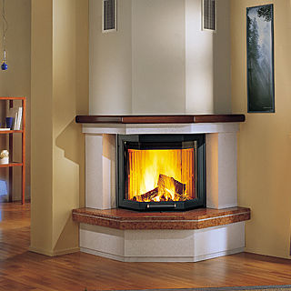 传统风格壁炉墙 - BIELLATRE/T - Caminetti Montegrappa - 大理石 / 木质 / 转角式