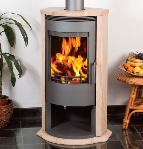 木材采暖炉 - A1 MARS YELLOW  - Color Emajl Doo - 现代风格 / 砂岩