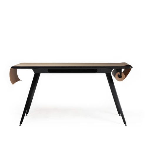 现代风格工作台 - KNEKK - FORAFORM AS - MDF / 漆布 / 金属桌脚