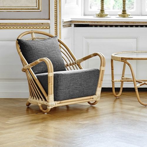 现代风格扶手椅 - Charlottenborg  - Sika-Design - 布料 / 藤编 / 柳编