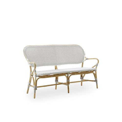 现代风格花园椅 - Isabell - Sika-Design - 藤编 / 胡桃木 / 带椅背