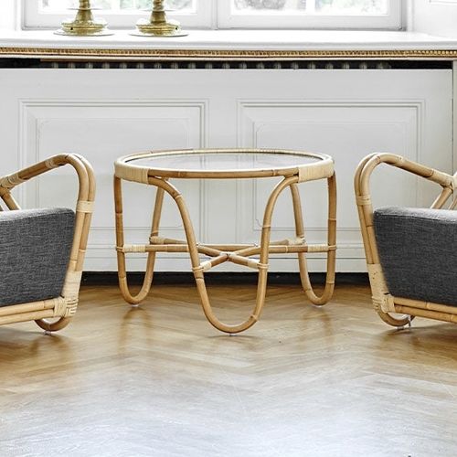 现代风格茶几 - Charlottenborg  - Sika-Design - 藤编 / 柳编 / 藤编桌脚