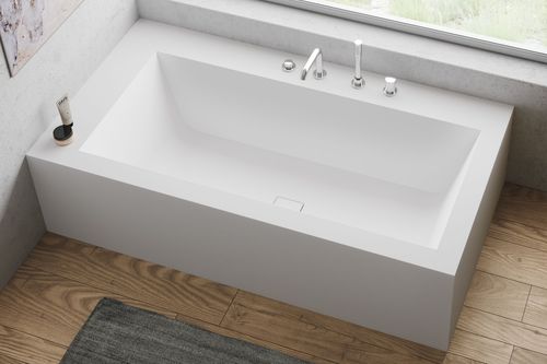 放置式浴缸 - MIRAKLON BWP - Hasenkopf - 住宅用 / Corian®可丽耐 / 现代风格