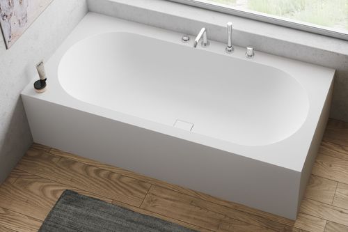 放置式浴缸 - MIRAKLON BWS - Hasenkopf - 住宅用 / Corian®可丽耐 / 现代风格