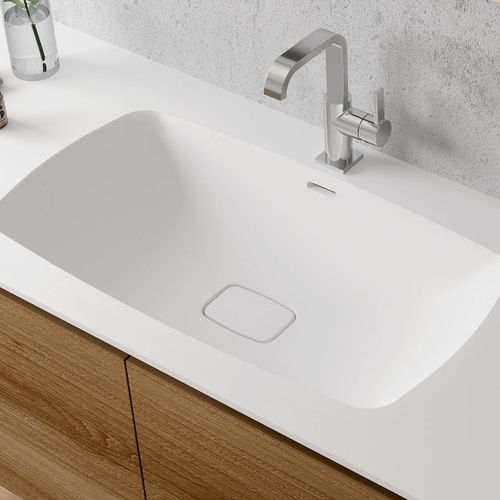 嵌入式台盆 - MIRAKLON FMT - Hasenkopf - Corian®可丽耐 / 坚硬表面 / 带台面
