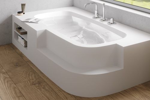 椭圆浴缸 - CU-KN - Hasenkopf - 集成式 / 住宅用 / Corian®可丽耐