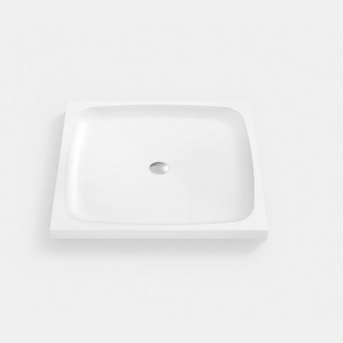 长方形淋浴底盆 - CURVA - Hasenkopf - 凸起式 / Corian®可丽耐 / 防滑