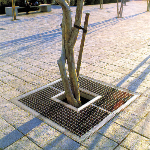正方形树池盖板 - DMD - Concept Urbain - 电镀钢