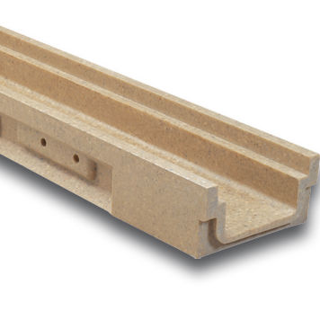 带网格排水槽 - M100V - ULMA - ARCHITECTURAL SOLUTIONS - 缝隙式 / 树脂混凝土 / 电镀钢