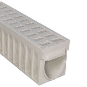 带网格排水槽 - KOMPAQ150 CIVIL - ULMA - ARCHITECTURAL SOLUTIONS - 缝隙式 / 树脂混凝土 / 铸铁