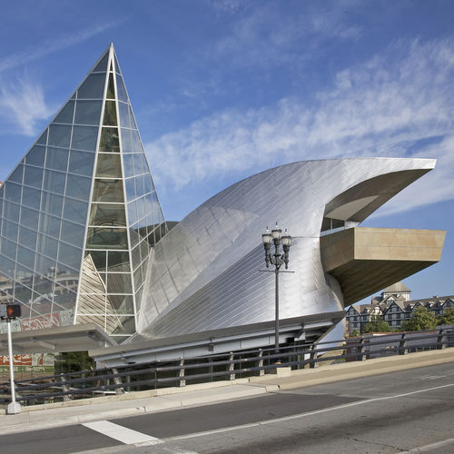 立面板 - TAUBMAN MUSEUM - A. Zahner - 锌制 / 不锈钢 / 光滑