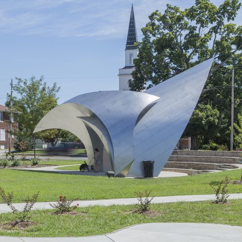 不锈钢雕塑 - MURPHYSBORO - A. Zahner - 户外 / 落地式 / 公共空间