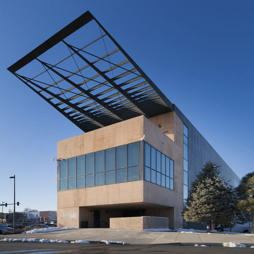 铜建筑遮阳板 - PUEBLO LIBRARY - A. Zahner - 用于外墙 / 卧式 / 固定