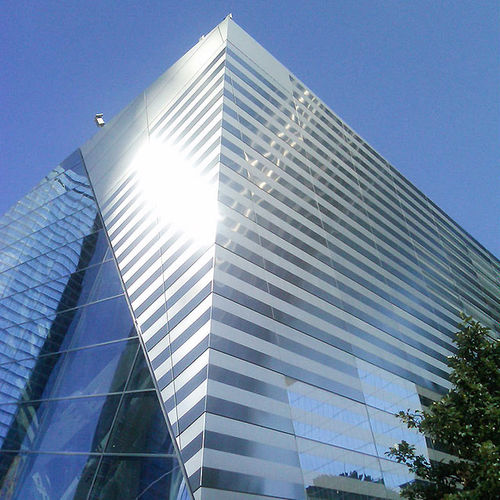 立面板 - SEPTEMBER 11 MUSEUM - A. Zahner - 不锈钢 / 立式 / 反光