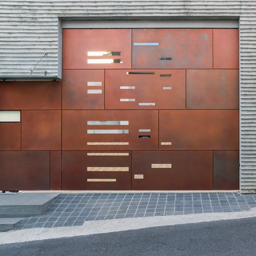 立面板 - DAEYANG GALLERY - A. Zahner - 铜 / 立式 / 古铜