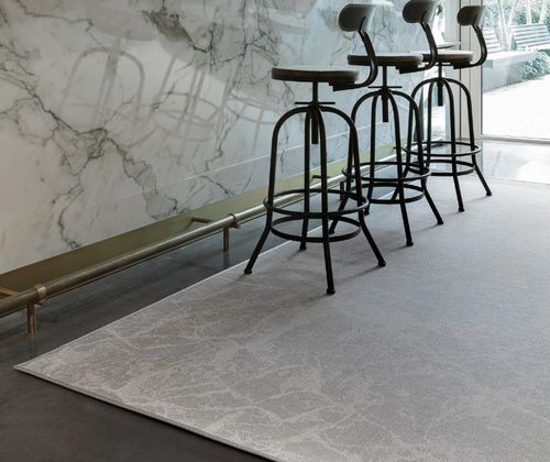 现代风格地毯 - MARBLE CARRARA - 2TEC2 - 图案 / 玻璃纤维 / 长方形