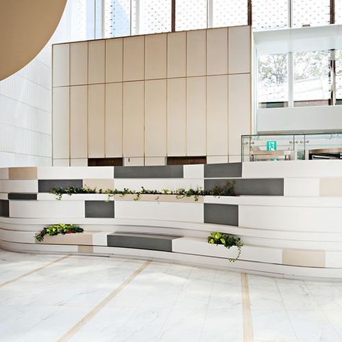 坚硬表面厨房台面 - IVORY  SI040 - Staron Solid Surfaces - 商用 / 户外