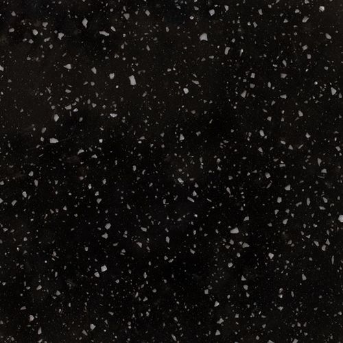 坚硬表面厨房台面 - PEBBLE EBONY PE814 - Staron Solid Surfaces - 厨房 / 浴室 / 黑色