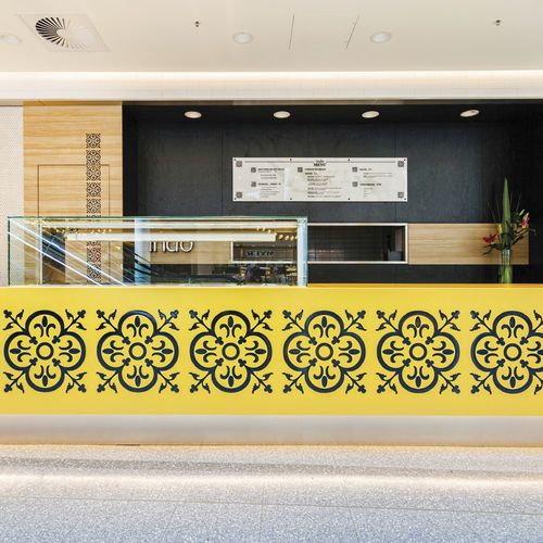 坚硬表面厨房台面 - SUNFLOWER(N)  SS042 - Staron Solid Surfaces - 商用 / 黄色 / 防污渍