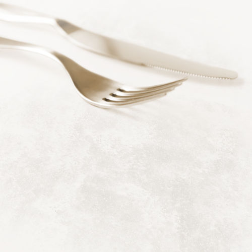 坚硬表面厨房台面 - FLUX VF113 - Staron Solid Surfaces - 商用 / 白色 / 丝光表层加工
