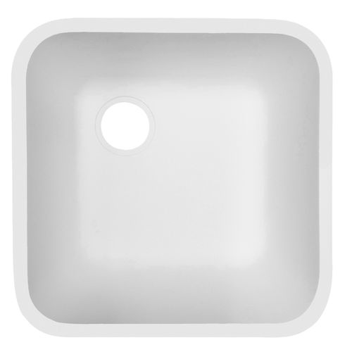 单槽厨房水槽 - B1160 - Staron Solid Surfaces - 无排水板 / 丙烯塑料 / 坚硬表面