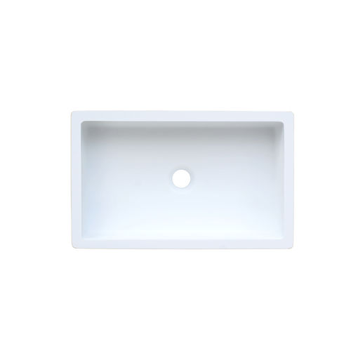 台面式洗手池 - B3190  - Staron Solid Surfaces - 集成式 / 长方形 / 坚硬表面