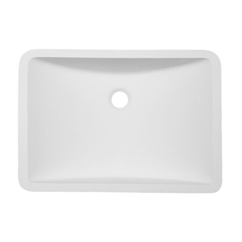 台面式洗手池 - B3192  - Staron Solid Surfaces - 集成式 / 长方形 / 坚硬表面