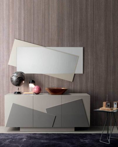 壁挂镜子 - Print miroir - Italy Dream Design - 现代风格 / 长方形 / MDF