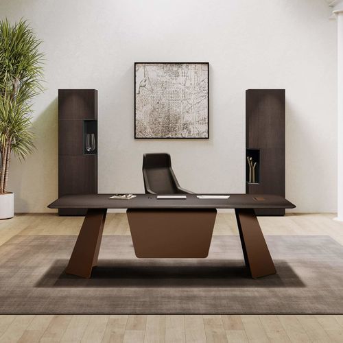 老板桌 - MONOLITH - Italy Dream Design - 落地 / 现代风格 / 彩绘金属