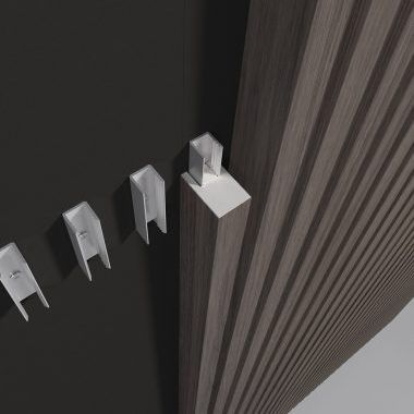 铝制型材 - LINEAR RIB NARROW - Gustafs Scandinavia AB - U形 / 用于外墙覆盖 / 墙面