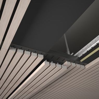 铝固定装置 - LINEAR RIB - Gustafs Scandinavia AB - 板材 / 用于天花板 / 用于室内