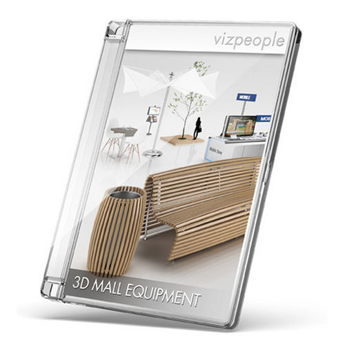 2D/3D图形库软件 - 3D MALL EQUIPMENT  - VizPeople Cut Out people