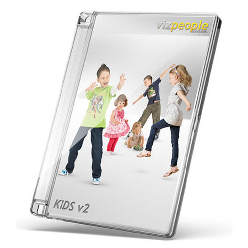 2D/3D图形库软件 - KIDS V2 - VizPeople Cut Out people