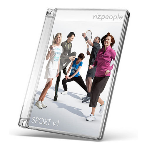 2D/3D图形库软件 - SPORT V1 - VizPeople Cut Out people