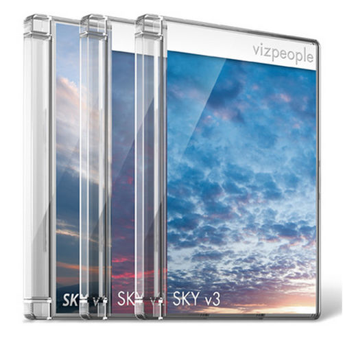 材质库 - SKY BUNDLE - VizPeople Cut Out people