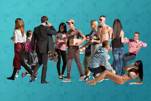 2D/3D图形库软件 - CUT OUT V3 - VizPeople Cut Out people
