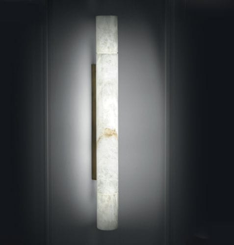 现代风格壁灯 - SUMATRA A - Atelier-alain-ellouz - 室内 / 蜡石 / 圆柱