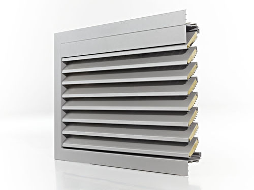 金属通风格栅 - DUCOGRILLE ACOUSTIC 75 L - Duco - 长方形 / 室外 / 用于外墙