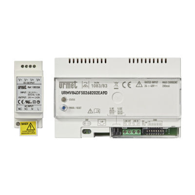 智能家居安装控制模块 - 1083/83 - urmet - DIN导轨 / IP / 室内