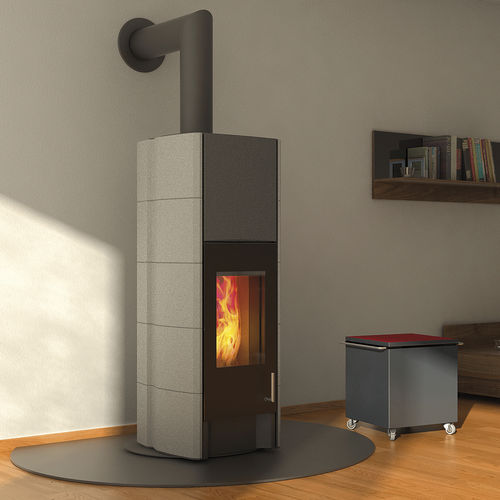 木材采暖炉 - T-LINE ECO2 - Tonwerk Lausen AG - 0 - 5 kW / 现代风格 / 金属