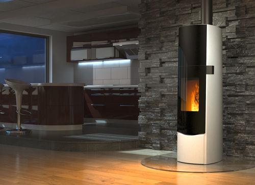木材采暖炉 - T-SKY ECO2 - Tonwerk Lausen AG - 0 - 5 kW / 现代风格 / 金属