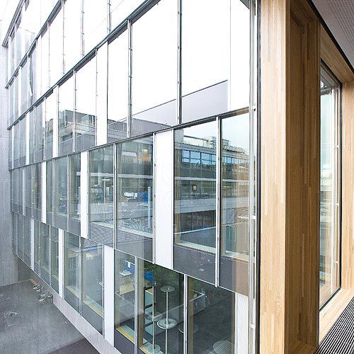 室内门 - TECHNOLOGY CENTRE SIKA, ZURICH/SWITZERLAND - Schindler - 木质 / 滑动式 / 釉面