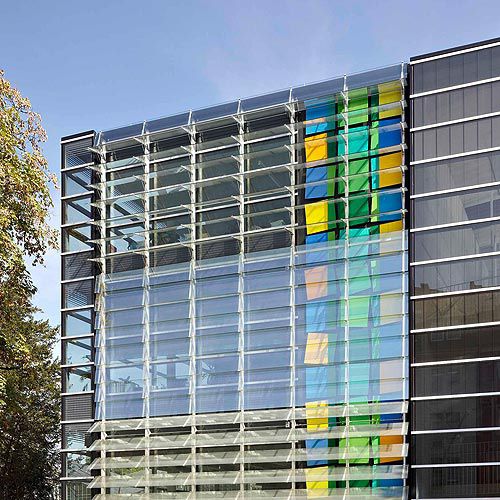 玻璃建筑遮阳板 - CENTER FOR BIOLOGICAL SYSTEMS ANALYSIS, UNIVERSITY OF FREIBU - Schindler - 用于外墙