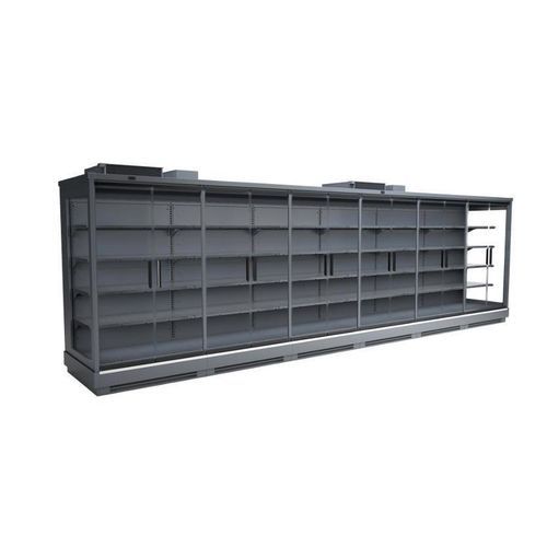 搁板冷藏展示柜 - BOREA - AHT Cooling Systems GmbH - 用于商店 / 金属 / 无门
